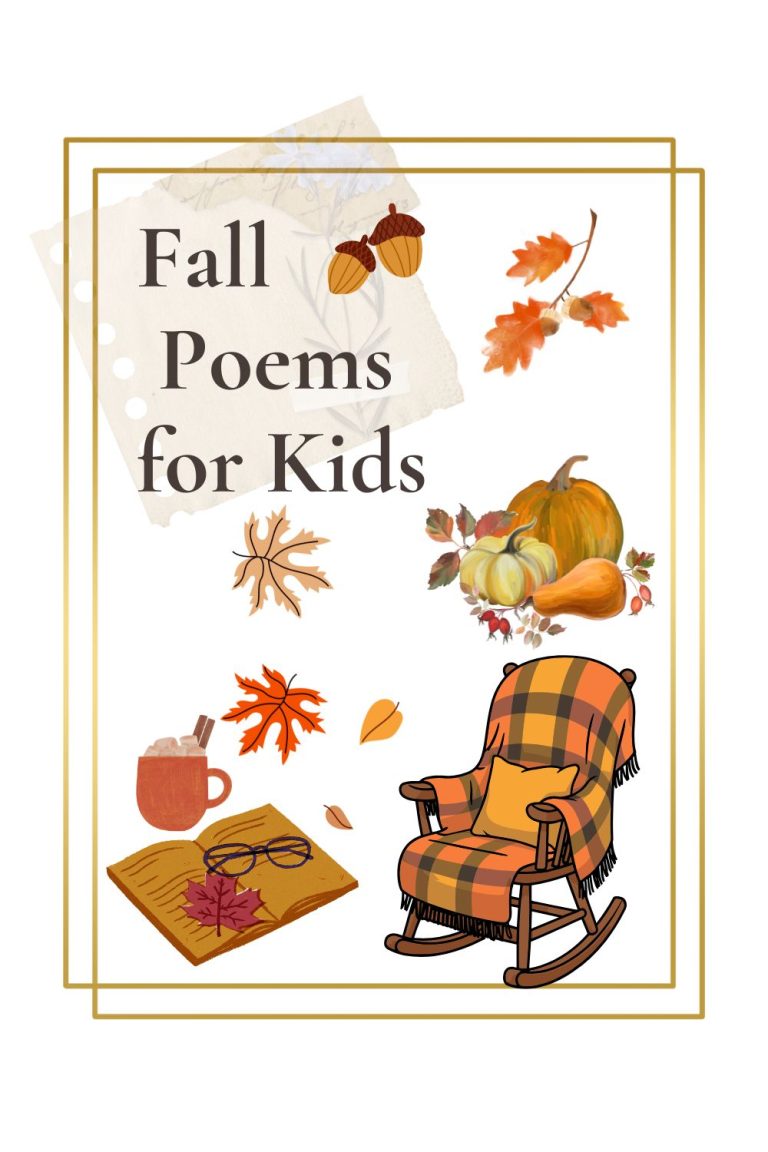 Cozy Autumn Poems for Kids (Free Printable!)