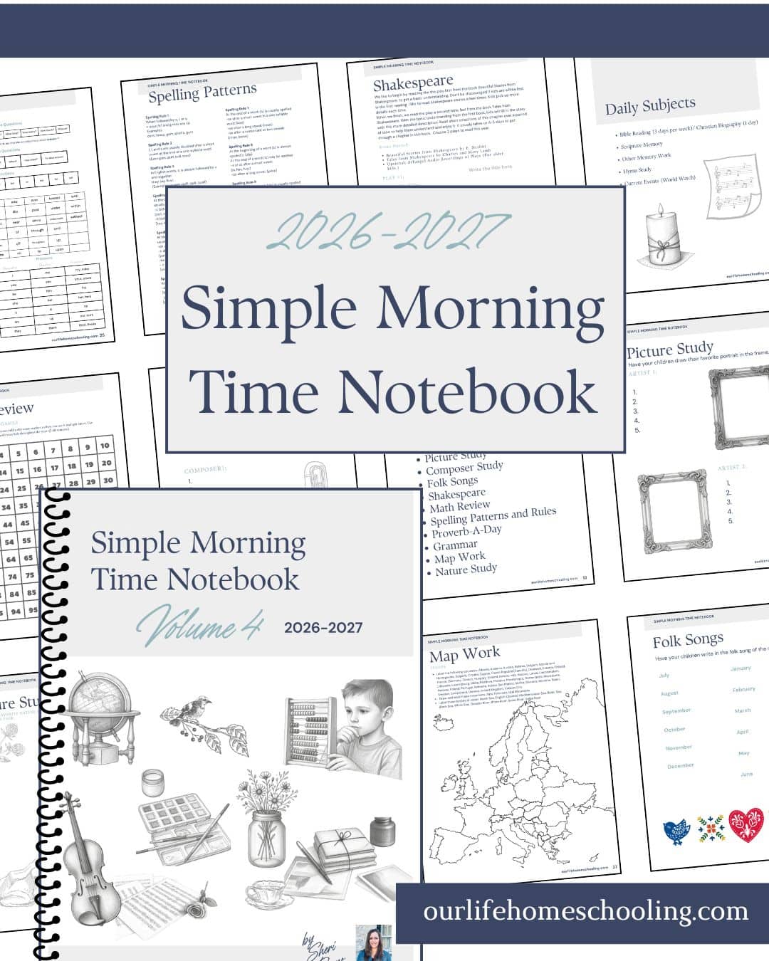 2026-2027 Simple Morning Time Notebook